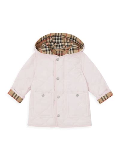 Burberry Baby Girl's Reilly Quilted Jacket on SALE 